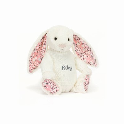 Jellycat Blossom Cherry Conejo with Cream Jumper | TJFS-98362